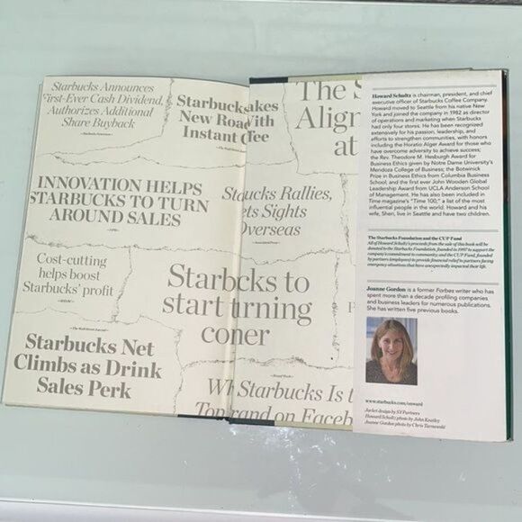 Onward by Howard Shultz Hard Cover Novel - Picture 6 of 7